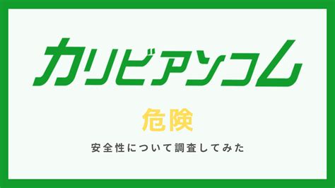 カリビアンコムは危険か？リスクゼロの利用方法について解説する